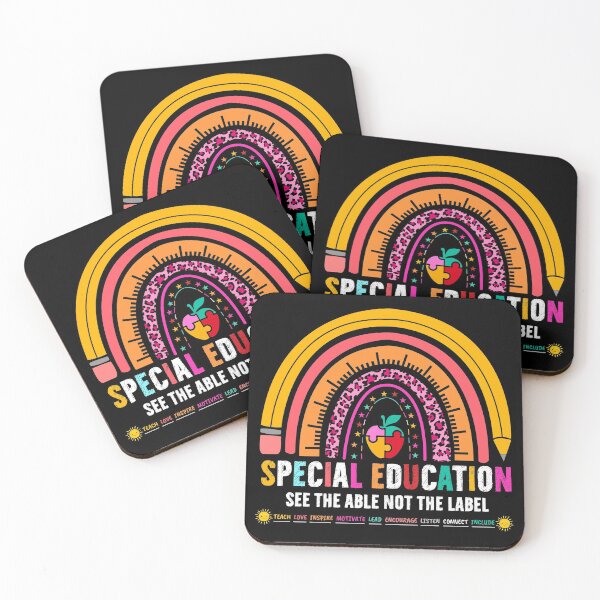 Item preview, special Education, see the able not the label, leopard rainbow designed and sold by PRINTED ..