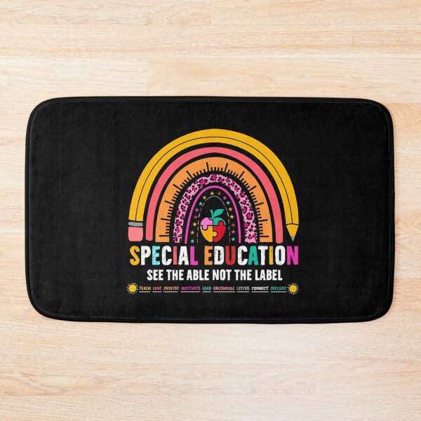 Item preview, special Education, see the able not the label, leopard rainbow designed and sold by PRINTED ..