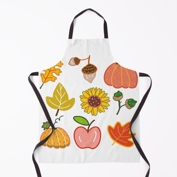 Item preview, Fall season leaf and flower and elements autumn set cute hand drawn cartoon vector designed and sold by Ahappycraft.