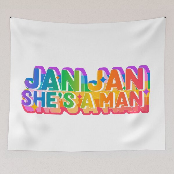 Item preview, Jan jan she’s a man  designed and sold by ohdesigno.