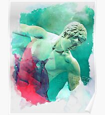 The Discobolus of Myron Poster