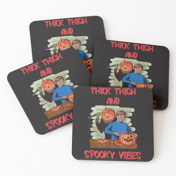 Item preview, Thick Thigh and Spooky Vibes waiting for halloween pumpkin  designed and sold by Jasonstoreasd.