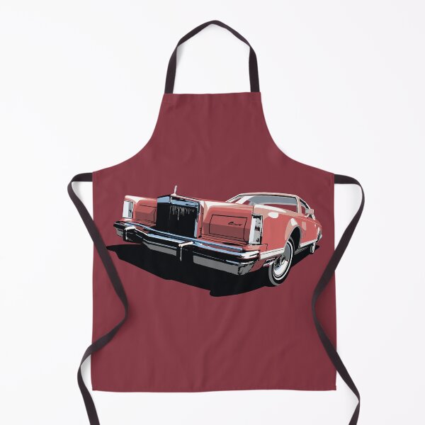 Item preview, 1970s Lincoln Continental in red designed and sold by candc-retro.