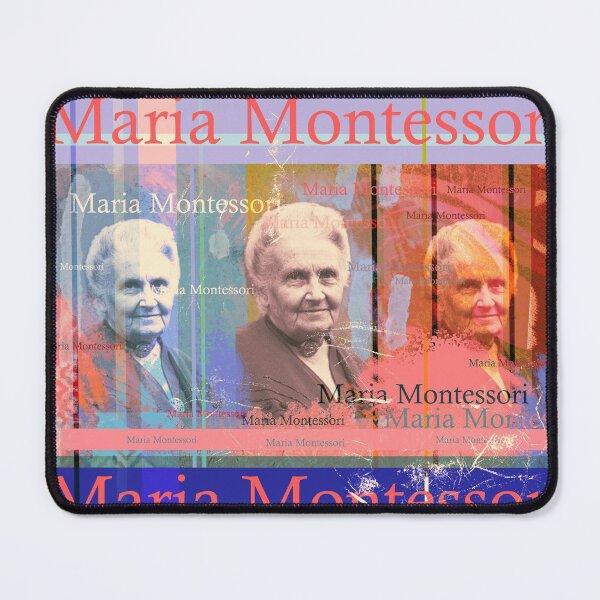 Item preview, Maria Montessori portrait, aesthetic, well-known educator designed and sold by Mauswohn.