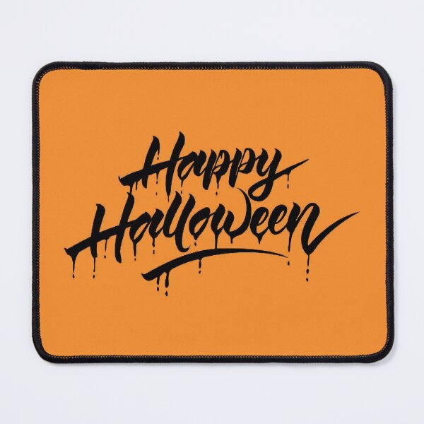 Item preview, Happy Halloween with blood text | Black Calligraphy with Dripping Ink designed and sold by I'm Redz.