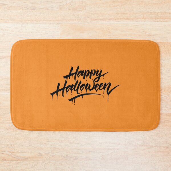 Item preview, Happy Halloween with blood text | Black Calligraphy with Dripping Ink designed and sold by I'm  Redz.