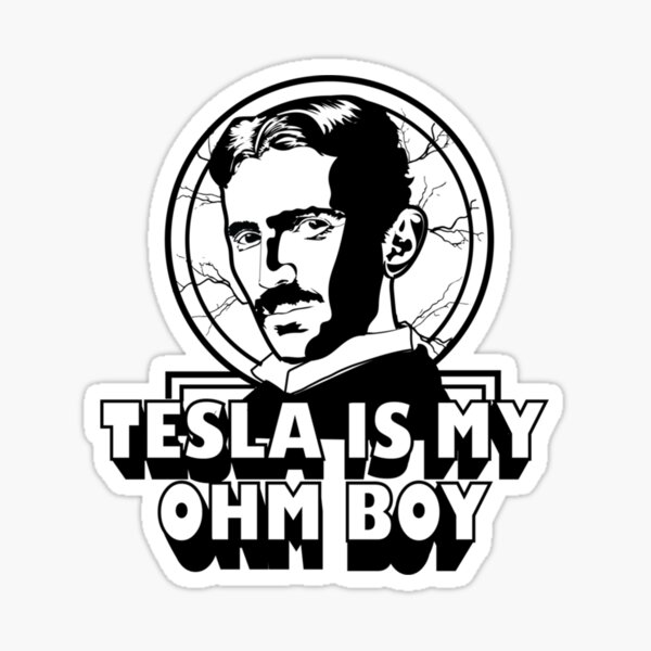 Nikola Tesla Classic Sticker For Sale By Hwoodsscheer Redbubble