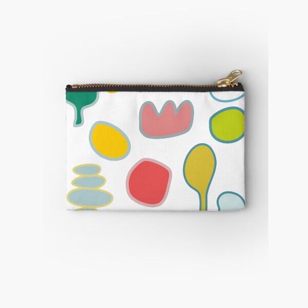 Item preview, natural modern abstract leaf, flower, tree, cloud and  stone freeform graphic elements set cute hand drawn cartoon vector designed and sold by Ahappycraft.