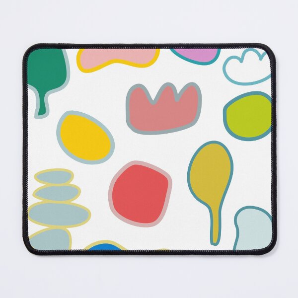Item preview, natural modern abstract leaf, flower, tree, cloud and stone freeform graphic elements set cute hand drawn cartoon vector designed and sold by Ahappycraft.