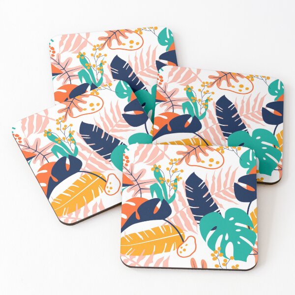 Item preview, tropical leaves seamless pattern designed and sold by Gurshnet68.