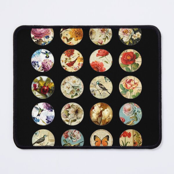 Item preview, Shabby Chic Vintage Circles designed and sold by CatgoDigital.