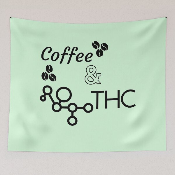 Item preview, Coffee and THC designed and sold by BlkBearyDesigns.