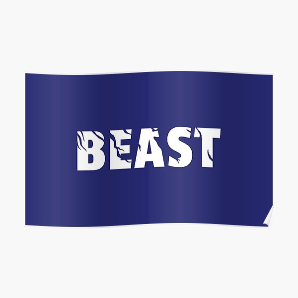 THE BEAST Special Monstrous Design Poster
