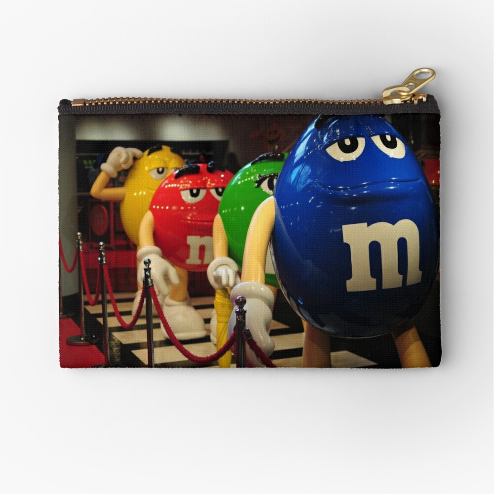 M&M's World Blue m Coin Purse New with Tag 