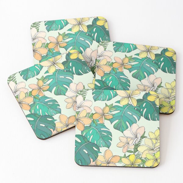 Item preview, tropical leaves seamless pattern designed and sold by Gurshnet68.