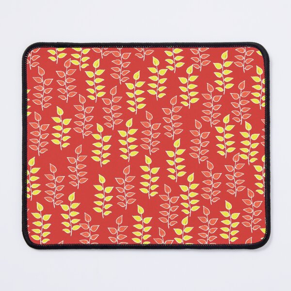 Item preview, autumn leaves on red designed and sold by Soramame.