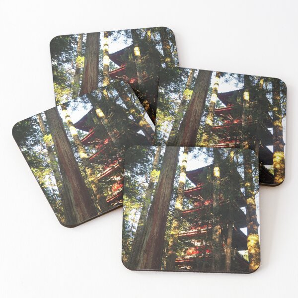 Item preview, Japanese pagoda in the forest designed and sold by ChillShot.