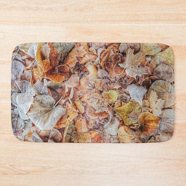 Item preview, Frozen yellow and orange colorful Autumn leaves  designed and sold by Alelmisira.