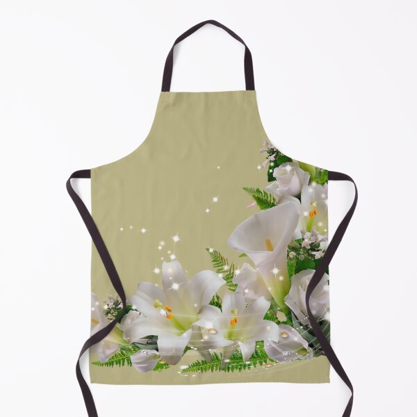 Item preview, White Lilies Mysteriously Emit Vibes Among the Ferns designed and sold by Phantasmal-2-do.