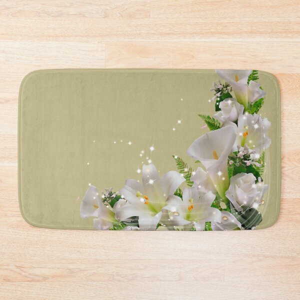 Item preview, White Lilies Mysteriously Emit Vibes Among the Ferns designed and sold by Phantasmal-2-do.