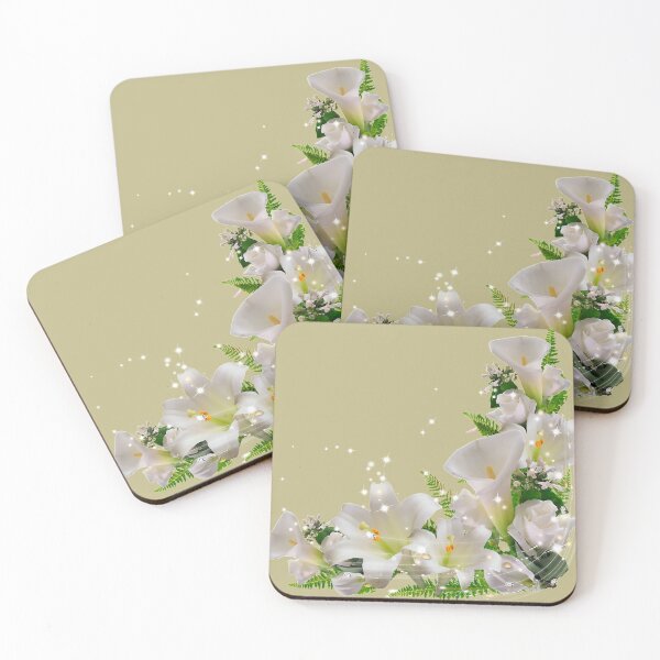 Item preview, White Lilies Mysteriously Emit Vibes Among the Ferns designed and sold by Phantasmal-2-do.