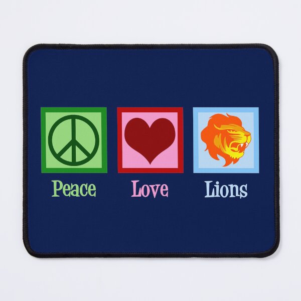 Item preview, Peace Love Lions designed and sold by Epic Love Designs.