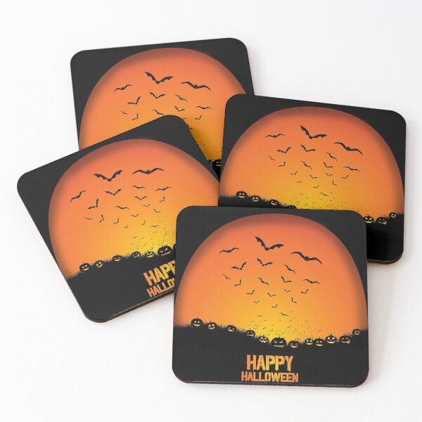 Item preview, Spooky Halloween with Pumpkins and bats designed and sold by I'm  Redz.