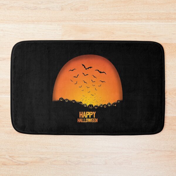 Item preview, Spooky Halloween with Pumpkins and bats designed and sold by I'm  Redz.