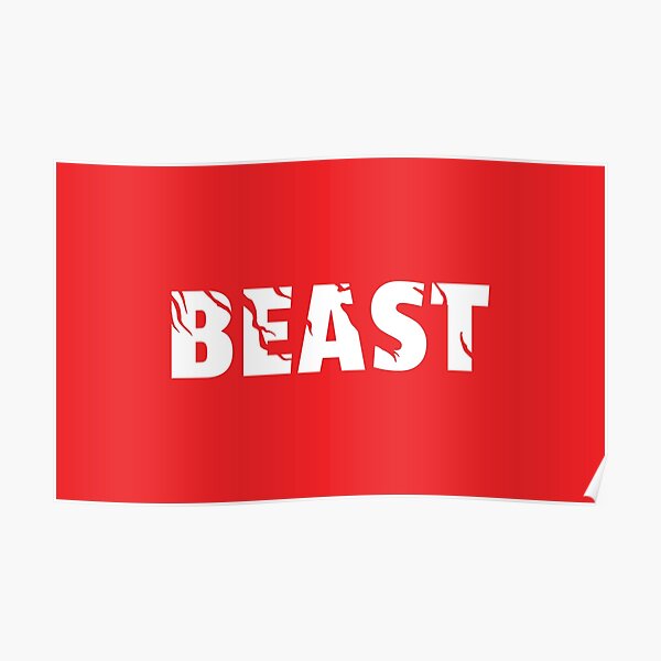 "Release the beast within!" Poster for Sale by DanielVind Redbubble