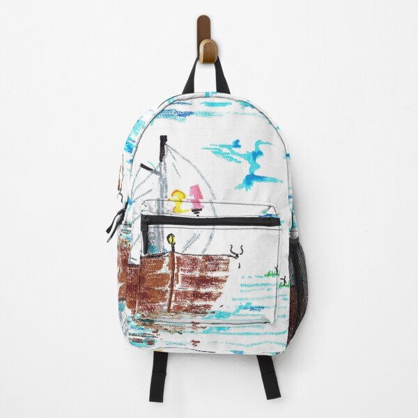 Item preview, Sailboat At A Slightly Clouded Day designed and sold by hajarsdeco.