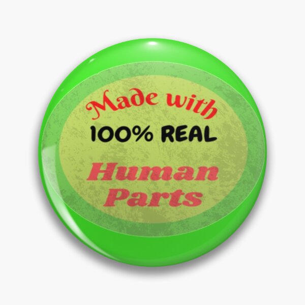 Item preview, Made with 100% real human parts, smaller logo style designed and sold by HazardPaay.
