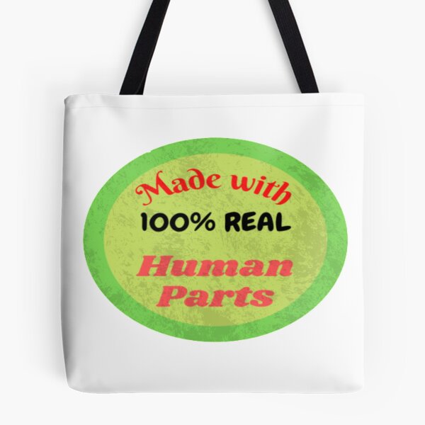 Item preview, Made with 100% real human parts, smaller logo style designed and sold by HazardPaay.