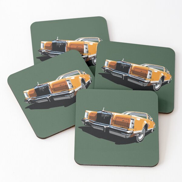 Item preview, 1970s Lincoln Continental in tan designed and sold by candc-retro.