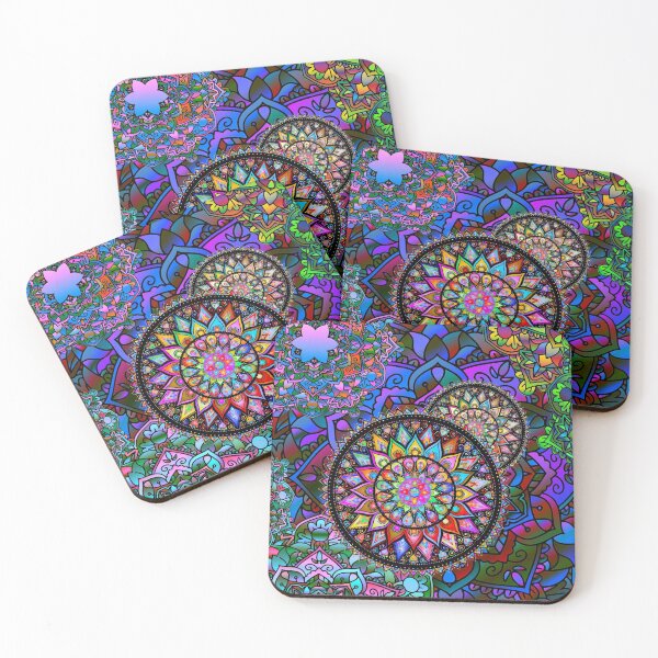 Item preview, Colorful Mandala Pattern  designed and sold by shantilovesart.