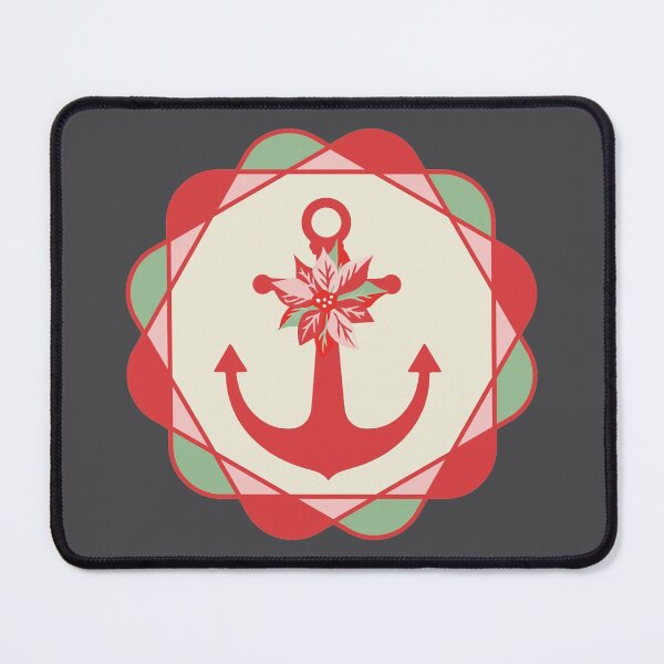 Item preview, Anchor Poinsettia designed and sold by SharksOnShore.