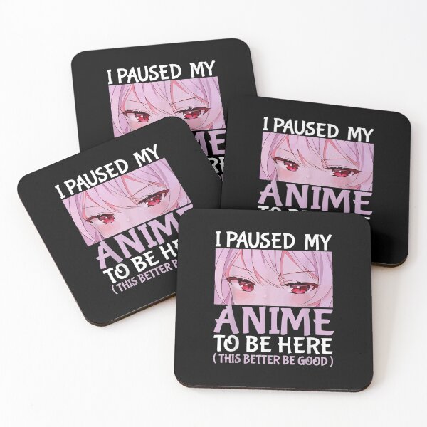 Item preview, I Paused My Anime To Be Here Anime Japanese Kawaii Otaku designed and sold by LorineWei.