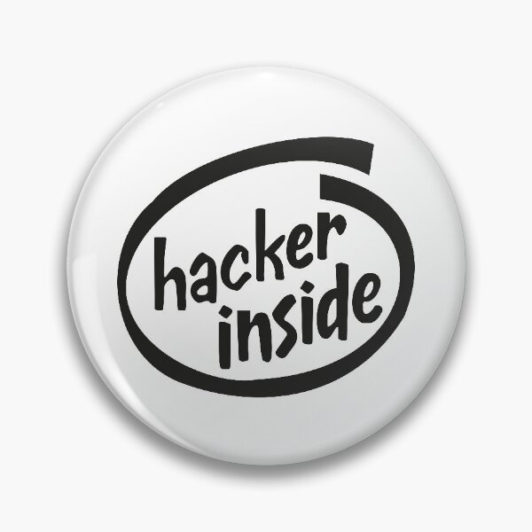 Artikelvorschau, Hacker Inside (Schwarz) entworfen und verkauft von goal-getter.
