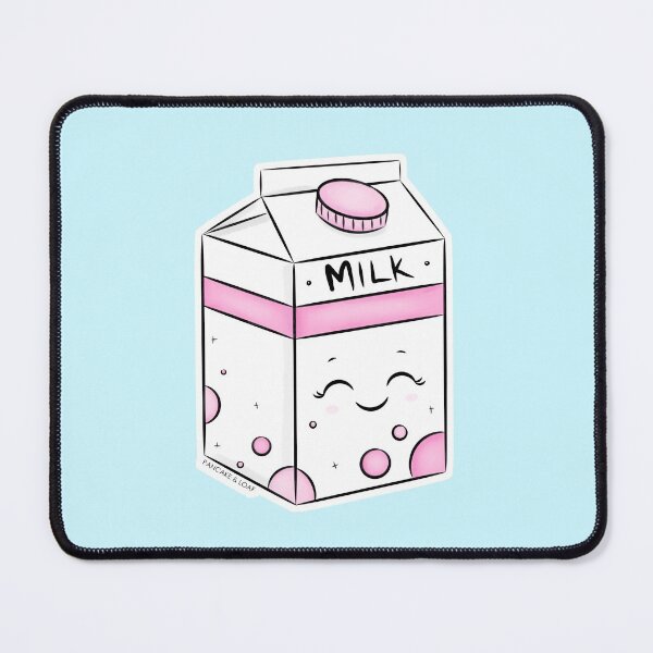 Item preview, Happy Milk Carton - Pink designed and sold by PancakeAndLoaf.