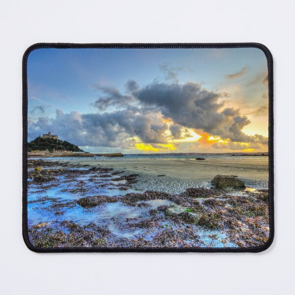 Item preview, St Michael's Mount Cornwall Dramatic Sunset designed and sold by Paul Thompson Photography.