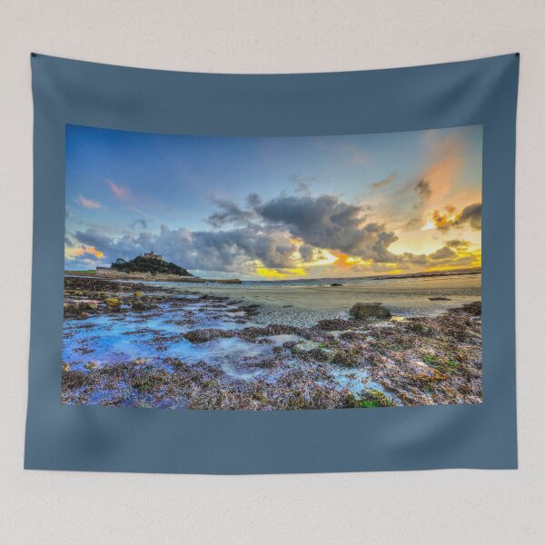 Item preview, St Michael's Mount Cornwall Dramatic Sunset designed and sold by Paul Thompson Photography.