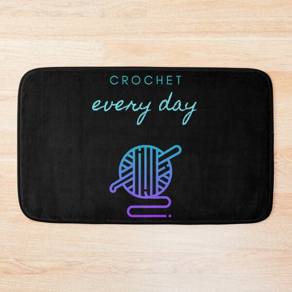 Item preview, Crochet Every Day in black designed and sold by CulverCrafts.