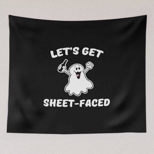 Item preview, Halloween ghost Let&x27;s get sheet faced Essential T-Shirt designed and sold by JewellKuhn.