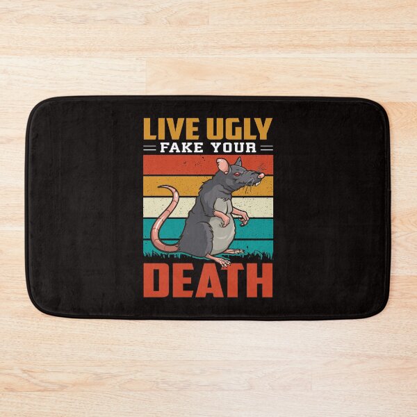 Item preview, Live Ugly Fake Your Death Retro Vintage designed and sold by verdecuddly.