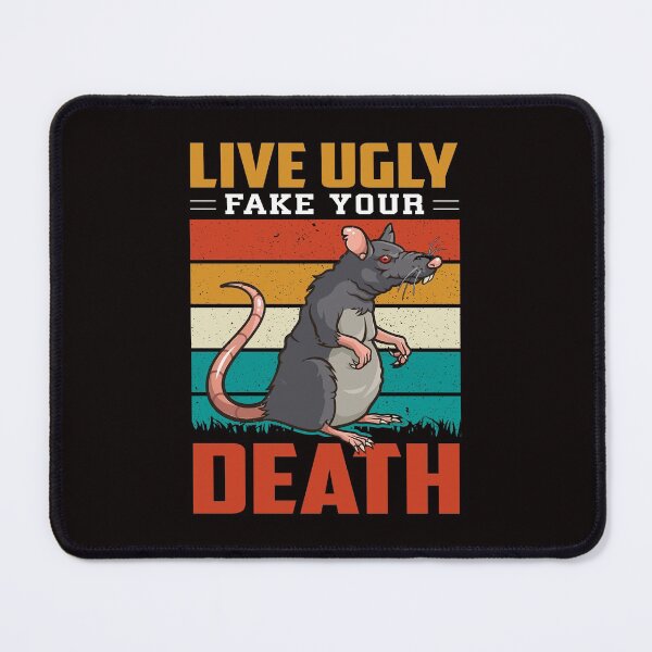 Item preview, Live Ugly Fake Your Death Retro Vintage designed and sold by verdecuddly.