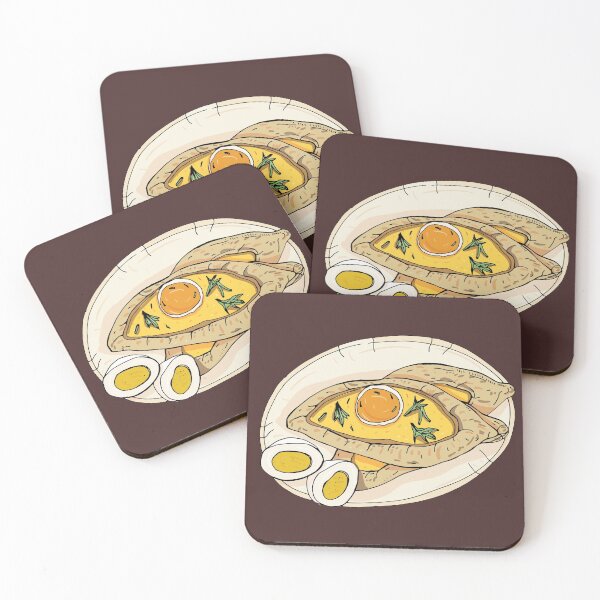 Item preview, Khachapuri - Georgian Cheese and Egg Bread designed and sold by Alicia Chee.