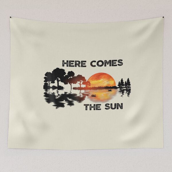Item preview, Music-Lover-Tee-Here Comes The Sun Guitar Silhouette designed and sold by LorineWei.