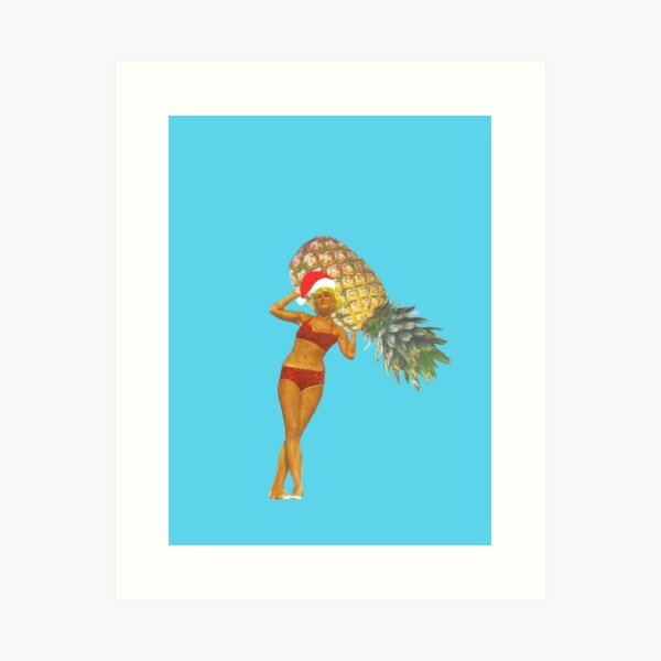 Pineapple Atlas - Christmas Art Print