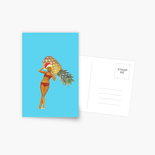 Pineapple Atlas - Christmas Postcard