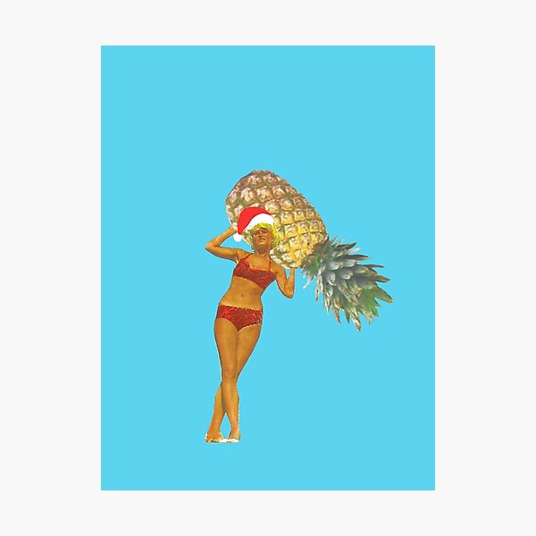 Pineapple Atlas - Christmas Photographic Print