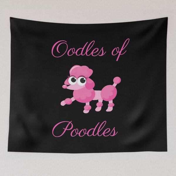 Item preview, Oodles Of Poodles, Cute Pink Poodle designed and sold by MamaSweetea.